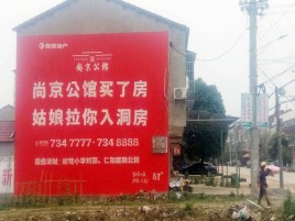 安福墙体广告在乡镇、农村市场的媒体优势