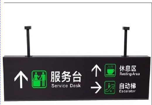 安福吊牌灯箱制作流程。