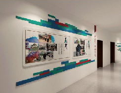 安福企业文化墙用什么材料好？