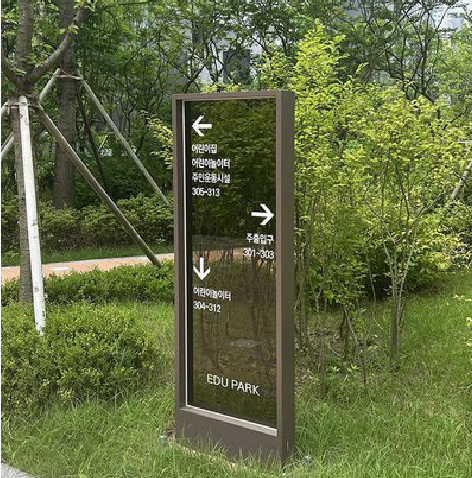 安福园区指示牌安排到位，指路清晰，出行不迷路。